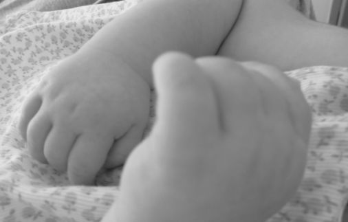 Manitas Alba 4 meses